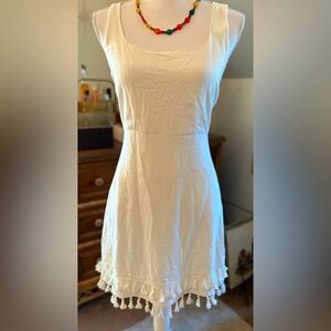 Lulus linen blend dress